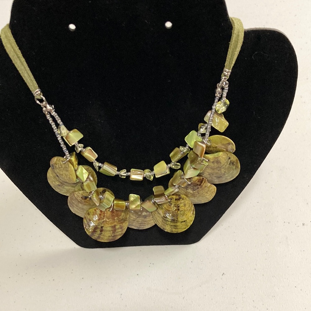 Green Shell Necklace